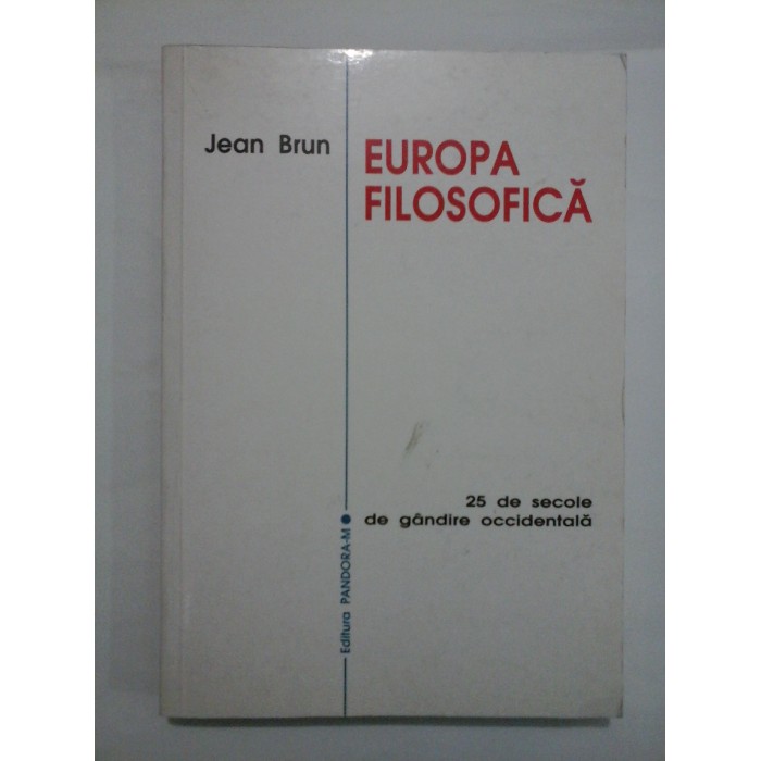   EUROPA  FILOSOFICA  -  Jean  Brun
